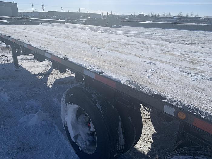 Used 2015 Manac Flat Deck Super B Lead/Pup