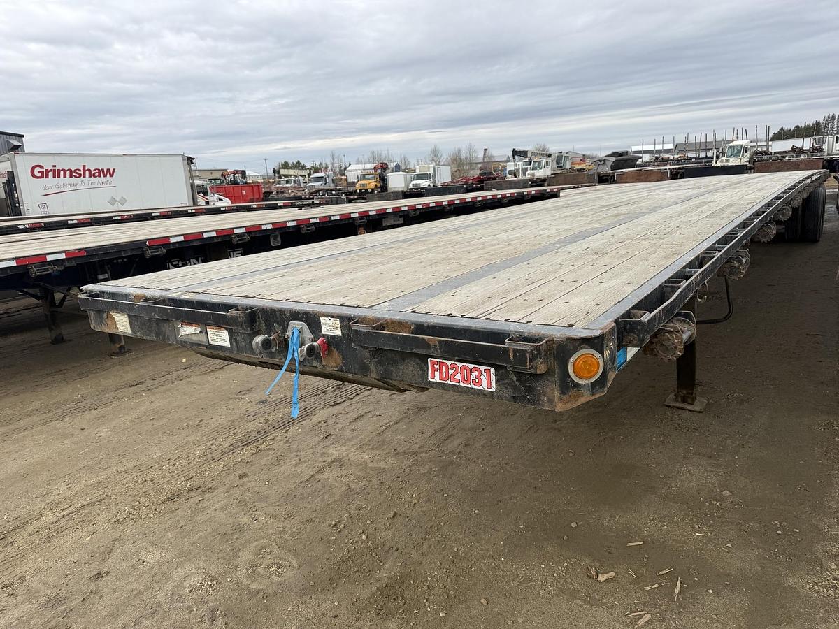 Used 2012 Great Dane 53' Tandem Flat Deck/Highboy Flatbed