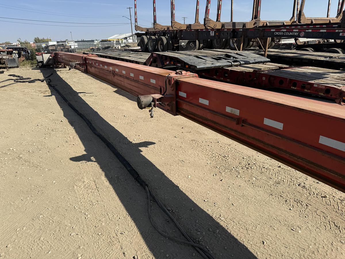 Used 2011 Temisko Expandable Wind Blade and Tower Trailer