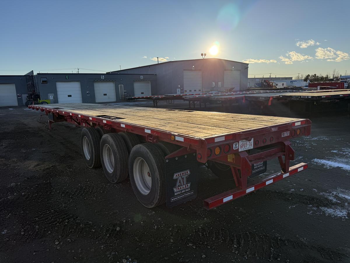 Used 2015 Manac 53' Tridem Flat Deck/Highboy