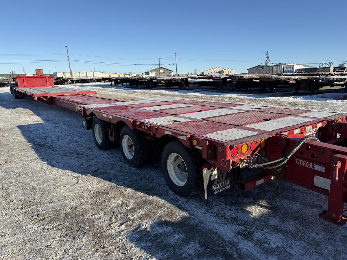 Used 2016 Manac 53' Step Deck Extendable/Trombone