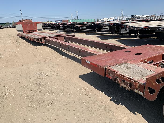 Used 2014 Trail King Double Drop Trombone Low Bed Combination