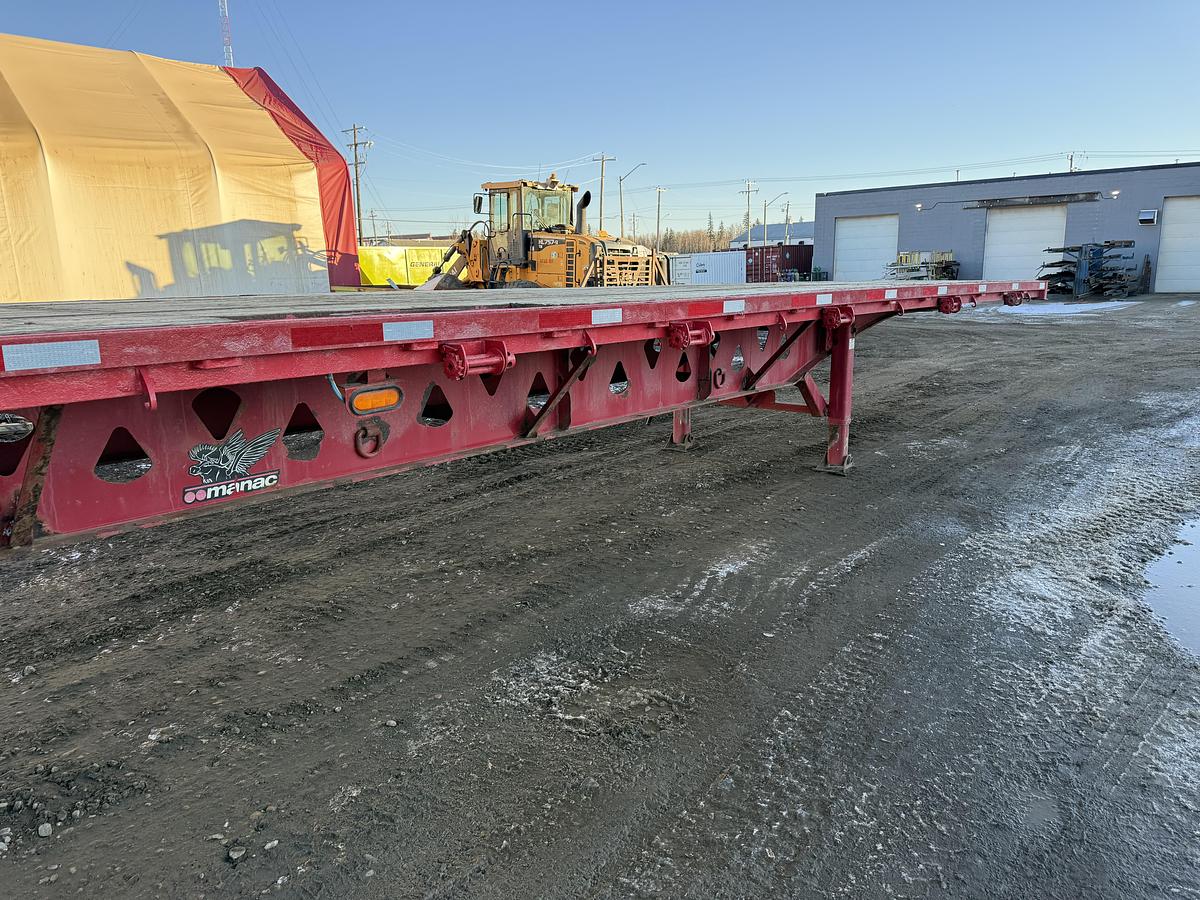 Used 2015 Manac 53' Tridem Flat Deck/Highboy
