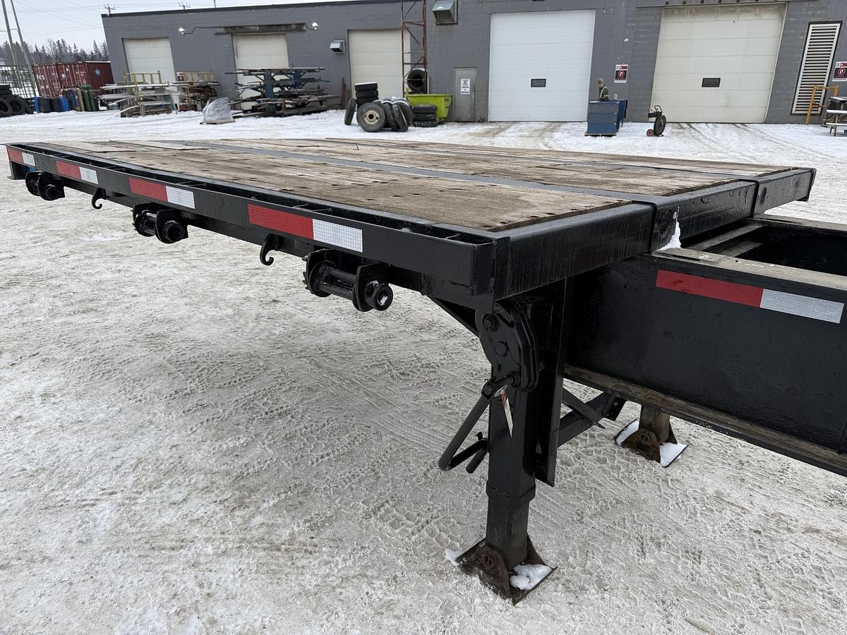 Used 2007 Manac 53' Tridem Extendable/Trombone Flat Deck