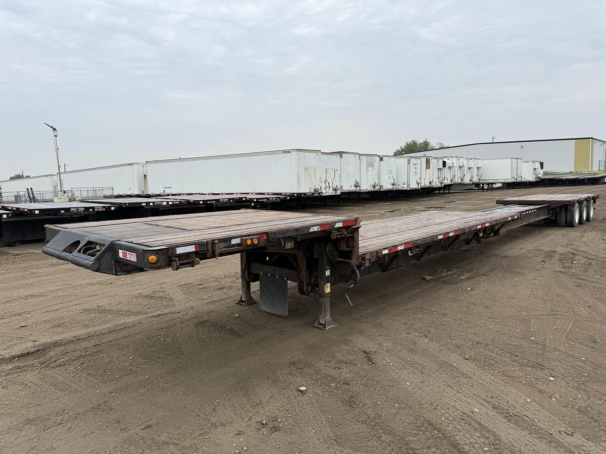 Used 2012 Manac 53' Step Deck Extendable/Trombone