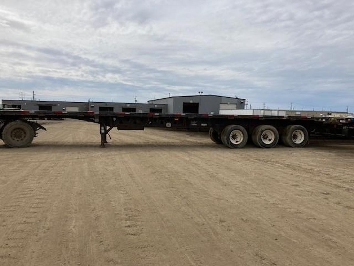 Used 2016 Manac 53' Tridem Flat Deck/Highboy - #FD1078