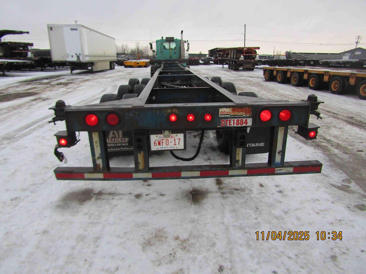 Used 2005 MAXAT 40' - 53' Tridem Extendable/Trombone Container Chassis