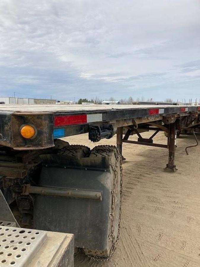 Used 2016 Manac 53' Tridem Flat Deck/Highboy - #FD1078