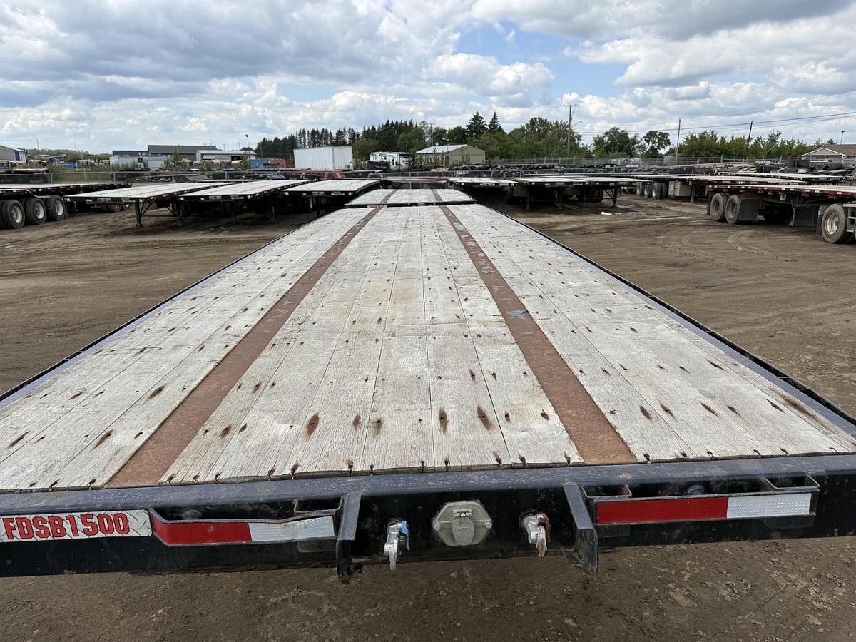 Used 2014 Manac Flat Deck Super B Lead/Pup