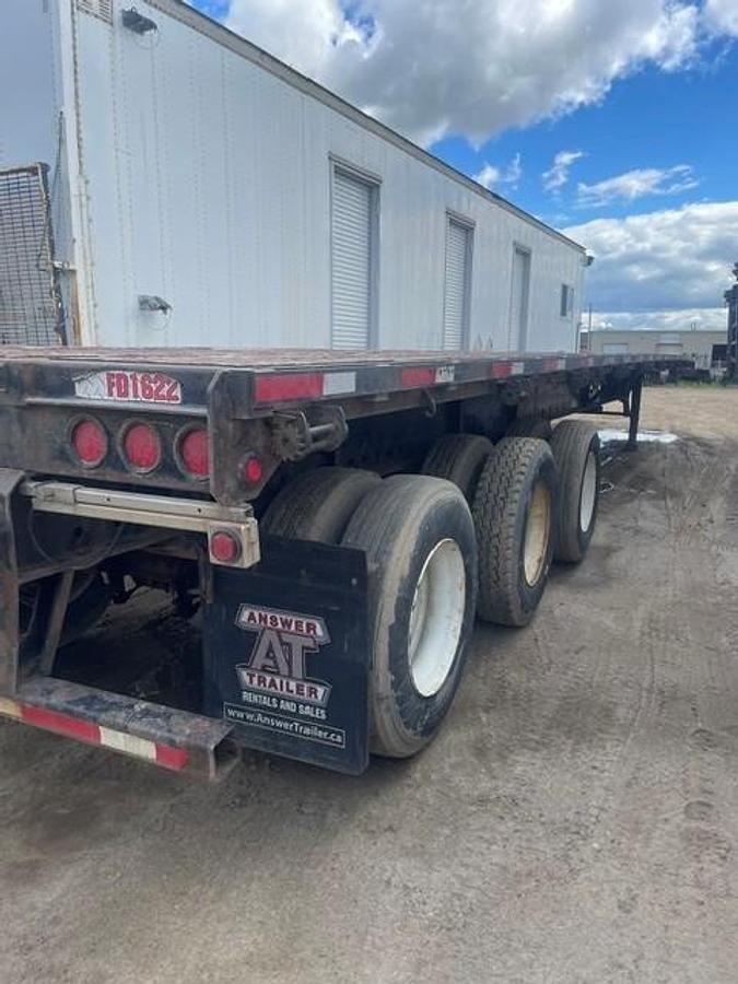 Used 2016 Manac 53' Tridem Flat Deck/Highboy - #FD1622