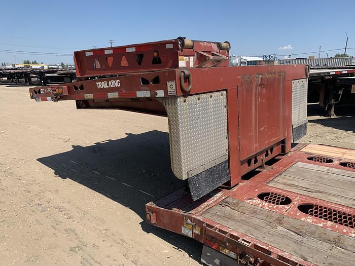 Used 2014 Trail King Double Drop Trombone Low Bed Combination