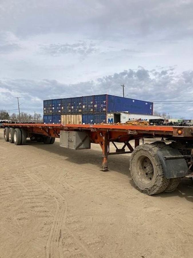 Used 2013 Manac 53’ Tridem Flat Deck - #FD1453