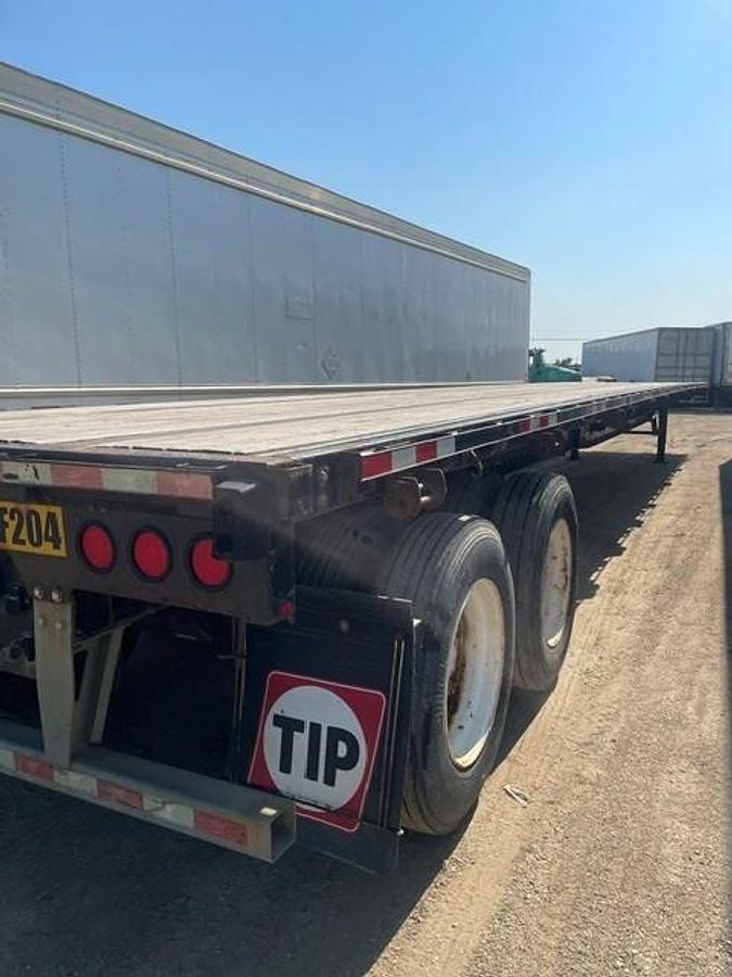 Used 2014 Manac 53' Tridem Flat Deck/Highboy