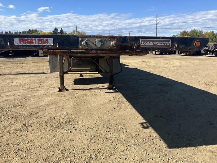 Used 2013 Lode King Flat Deck Super B Lead/Pup