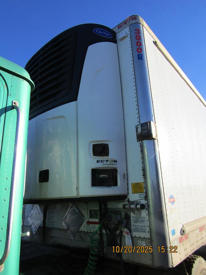 Used 2017 Utility 53' Multi-Temp Tridem Reefer/Refrigerated Van