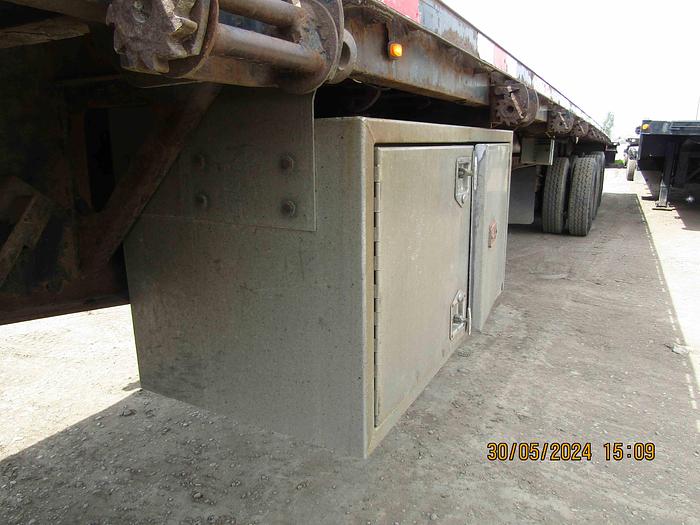 Used 2009 Fontaine 53' Tridem Flat Deck/Highboy