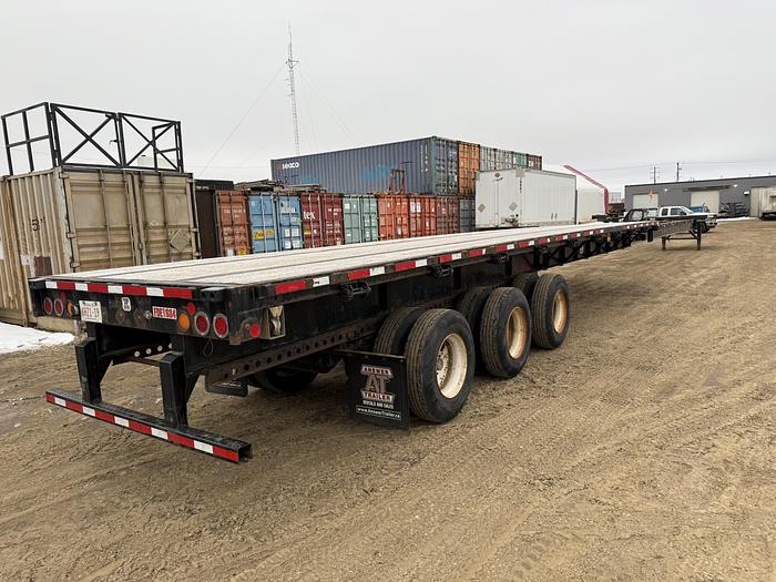 Used 2015 Fontaine 53' Tridem Extendable/Trombone Flat Deck