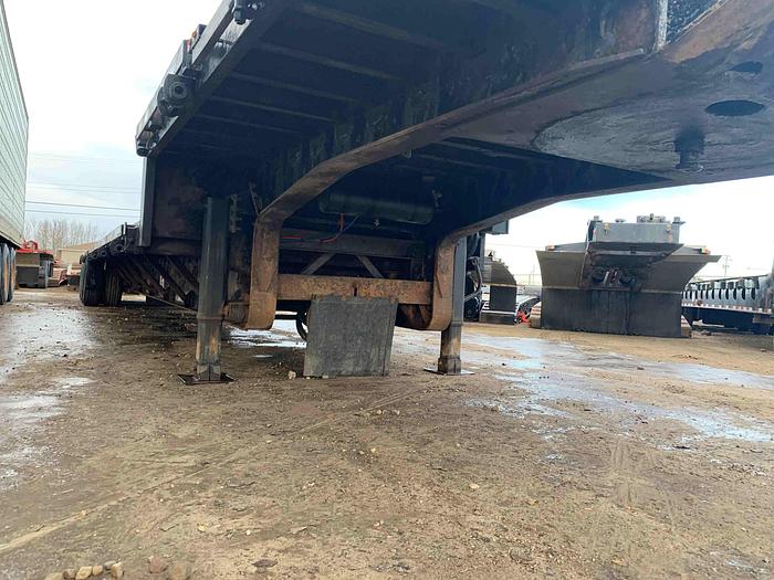 Used 2012 Manac Tridem Step Deck - Extendable/Trombone