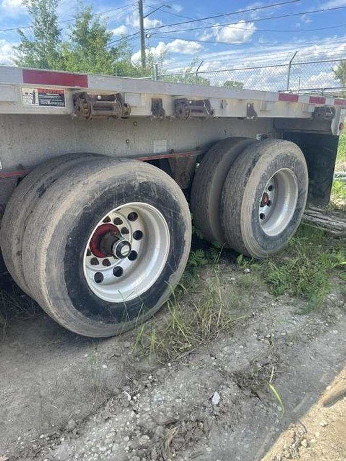 Used 2007 Wilson 48' Tandem Flat Deck/Highboy Steel/Aluminum Combo - #FD1610