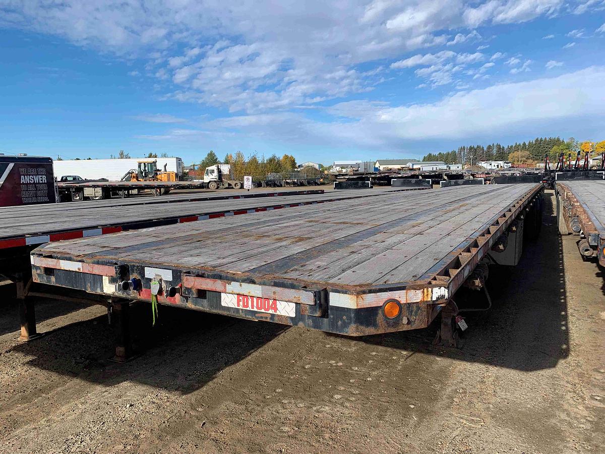 Used 2013 Cancade 53' Tridem Flat Deck/Highboy - #FD1004