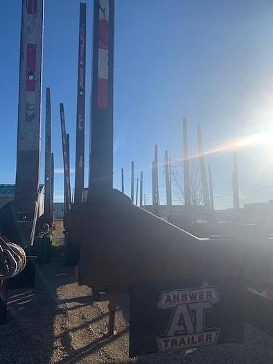 Used 2014 Doepker Tridem Hay Rack Logging Trailer