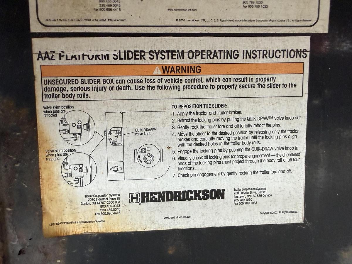 Used 2012 Great Dane 53' Tandem Flat Deck/Highboy Flatbed