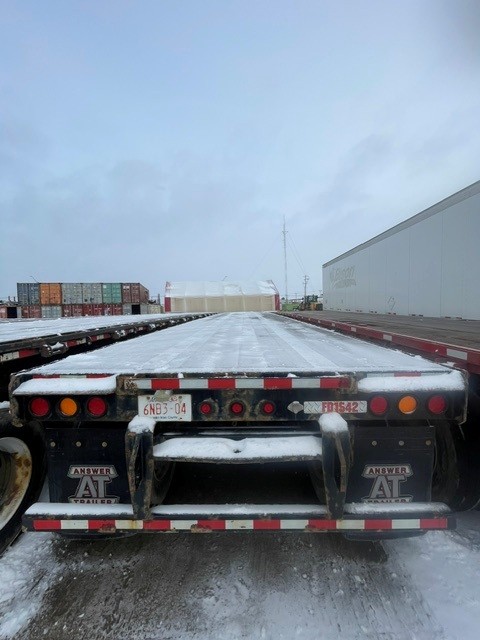 Used 2020 Manac 53' Tridem Flat Deck/Highboy - #FD1542