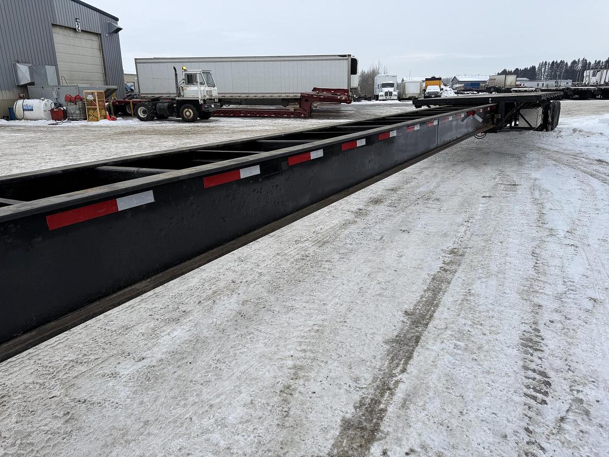 Used 2007 Manac 53' Tridem Extendable/Trombone Flat Deck