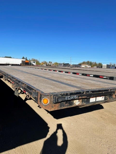 Used 2014 Great Dane 53' Tandem Flat Deck/Highboy Flatbed