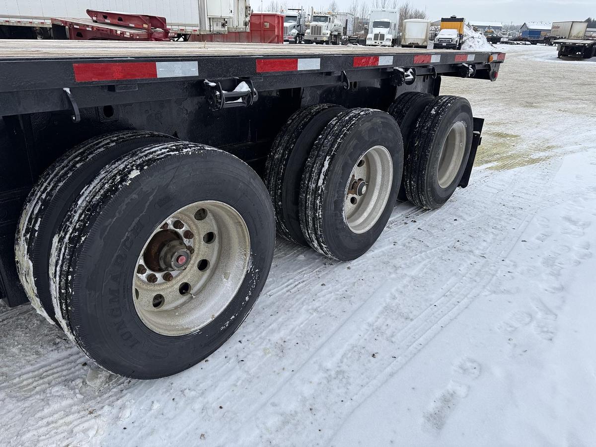 Used 2007 Manac 53' Tridem Extendable/Trombone Flat Deck