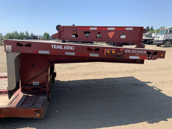 Used 2014 Trail King Double Drop Trombone Low Bed Combination