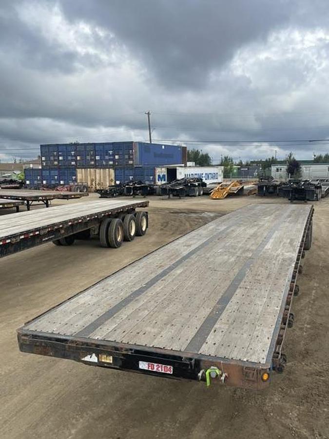 Used 2009 Great Dane 53' Tandem Flat Deck/Highboy Flatbed