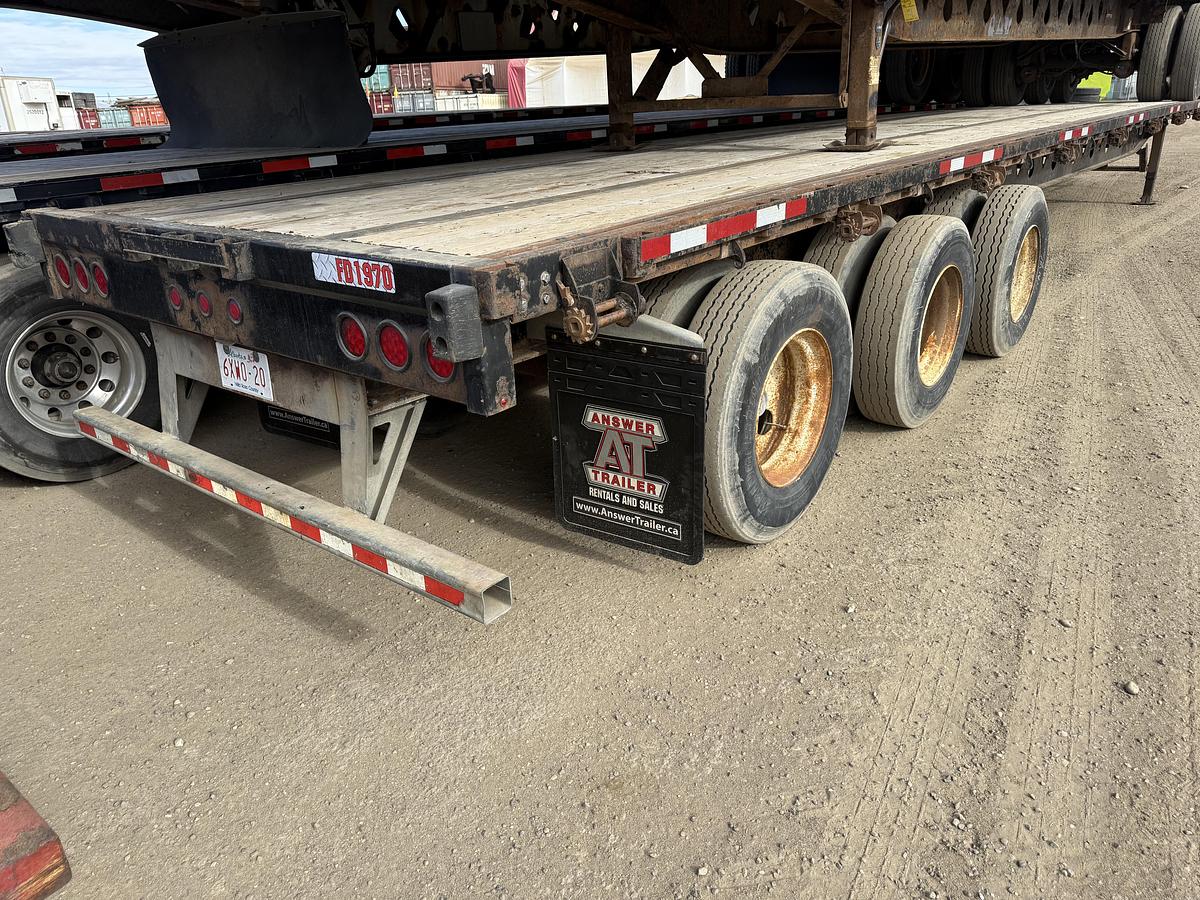 Used 2014 Manac 53' Tridem Flat Deck/Highboy