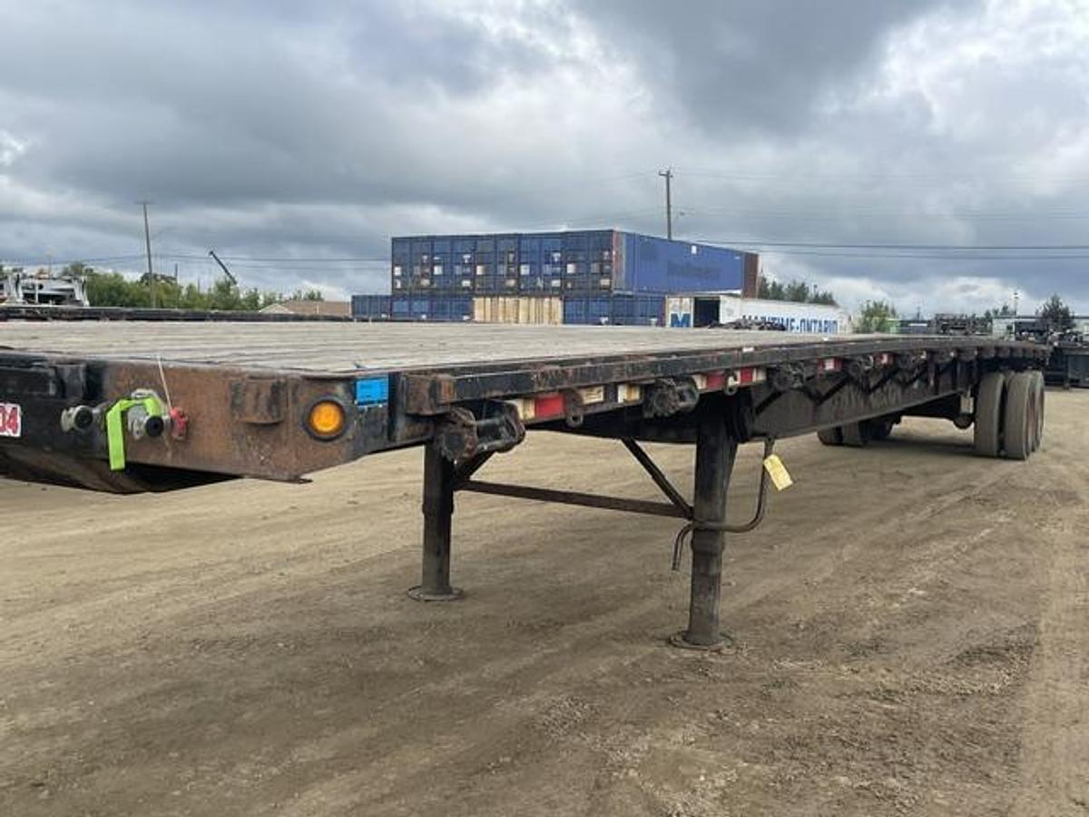 Used 2009 Great Dane 53' Tandem Flat Deck/Highboy Flatbed