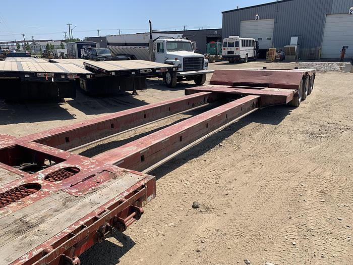 Used 2014 Trail King Double Drop Trombone Low Bed Combination