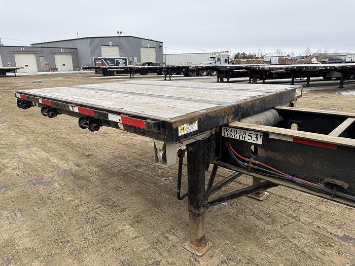 Used 2015 Fontaine 53' Tridem Extendable/Trombone Flat Deck