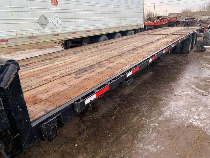 Used 2012 Manac Tridem Step Deck - Extendable/Trombone