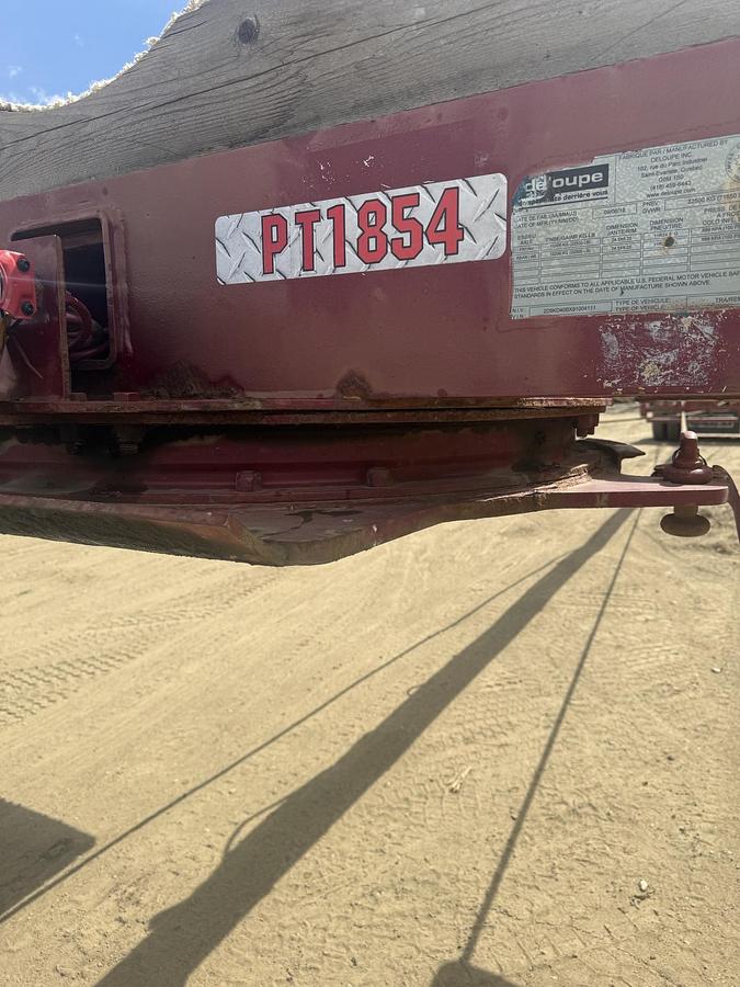 Used 2009 Deloupe Pole Trailer - #PT1854