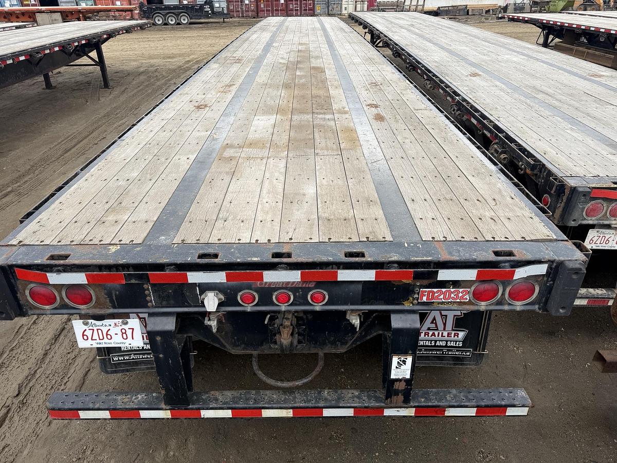 Used 2012 Great Dane 53' Tandem Flat Deck/Highboy Flatbed