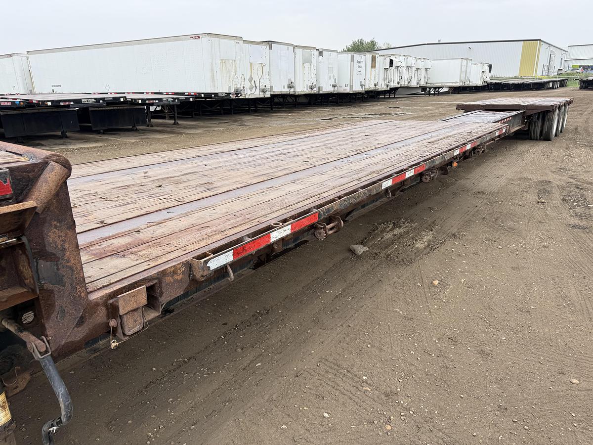 Used 2012 Manac 53' Step Deck Extendable/Trombone