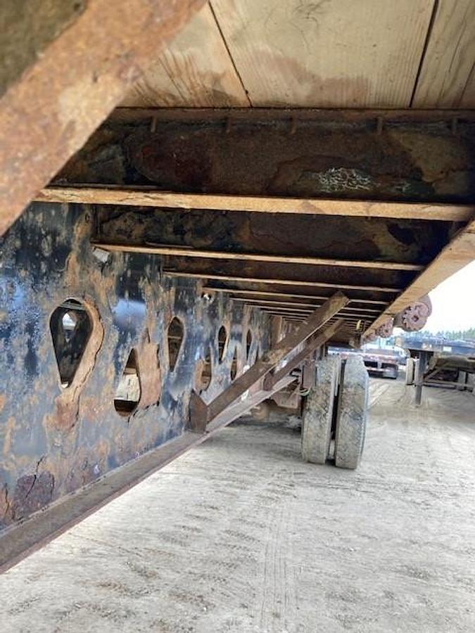 Used 2016 Manac 53' Tridem Flat Deck/Highboy - #FD1078