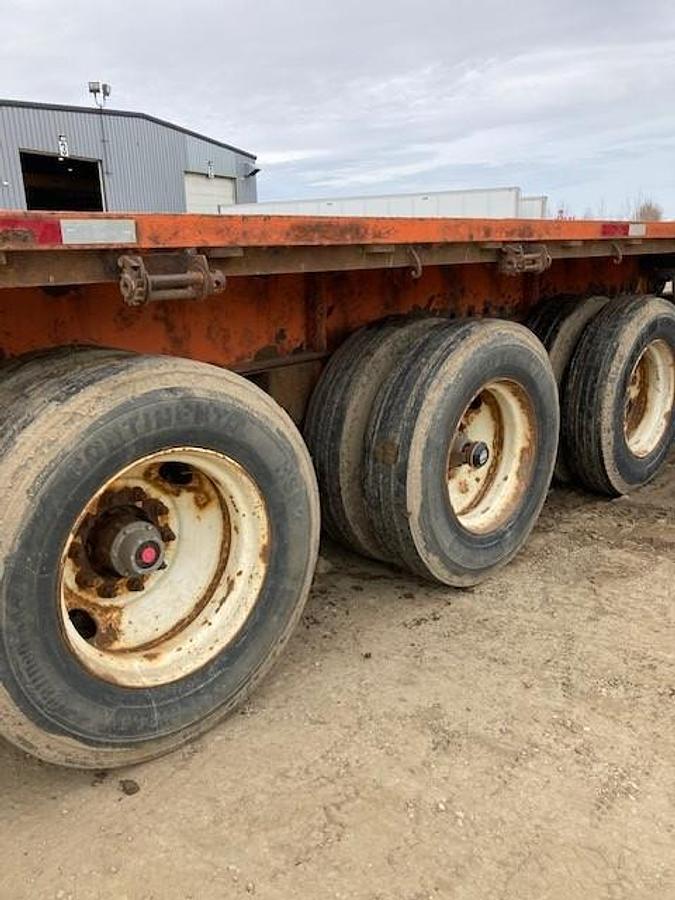 Used 2012 Manac 53' Tridem Flat Deck/Highboy - #FD1458