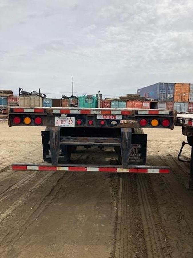 Used 2016 Manac 53' Tridem Flat Deck/Highboy - #FD1078