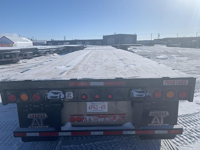 Used 2015 Manac Flat Deck Super B Lead/Pup