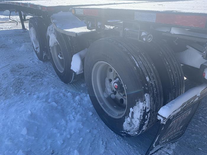 Used 2015 Manac Flat Deck Super B Lead/Pup