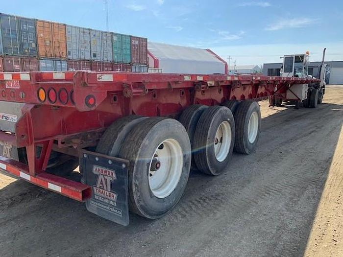 Used 2017 Manac 53' Tridem Extendable/Trombone Flat Deck