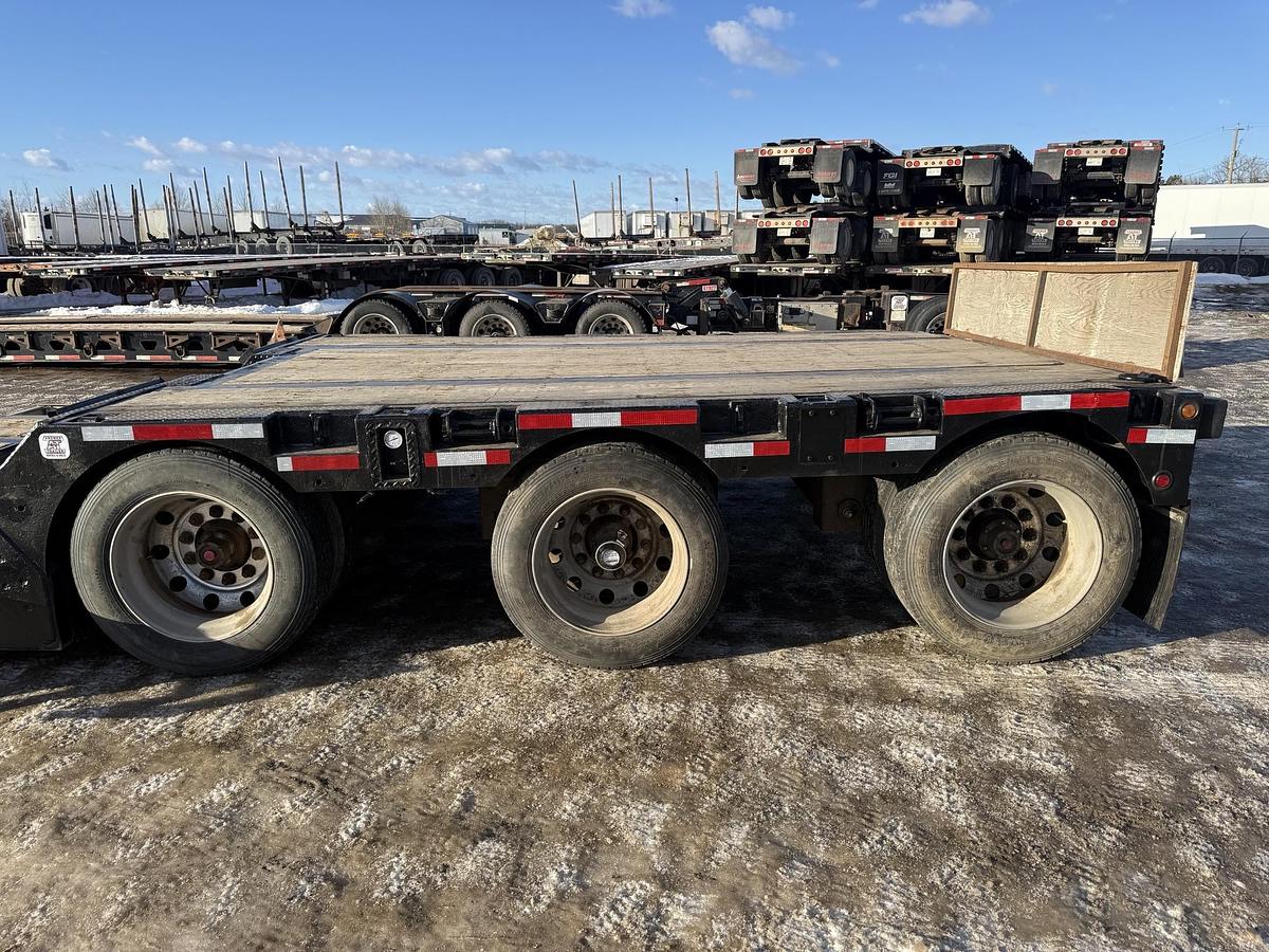 Used 2012 Muvall Tridem Double Drop Ag Trailer Mechanical RGN