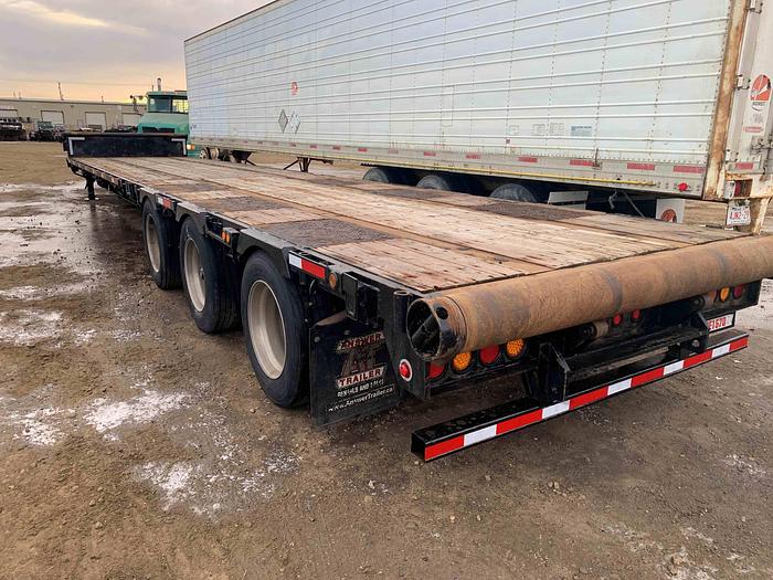 Used 2012 Manac Tridem Step Deck - Extendable/Trombone