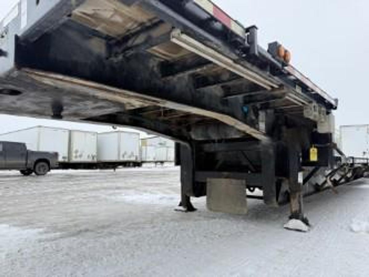 Used 2015 Manac 53' Tridem Extendable/Trombone Step Deck Low Pro