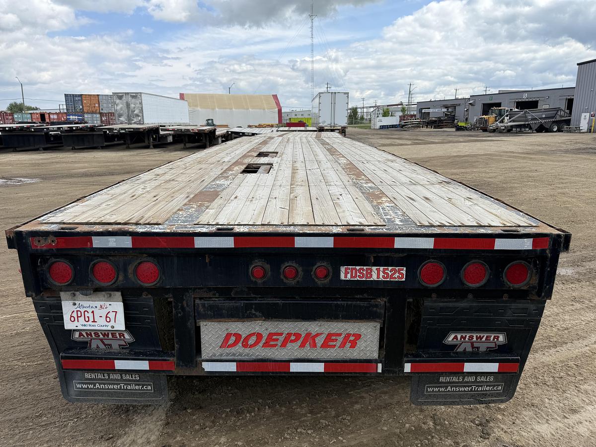 Used 2013 Doepker Flat Deck Super B Lead/Pup